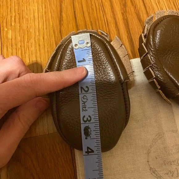 Football moccasins (0-6mth) vguc brown - Picture 4 of 4